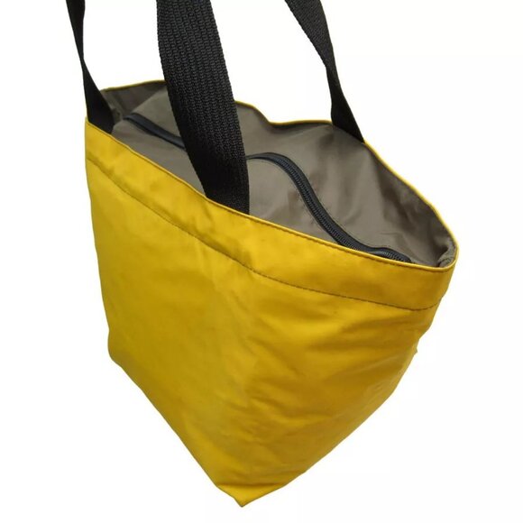 Auth Herve Chapelier Shoulder Bag Tote Bag Yellow Nylon - Picture 8 of 13